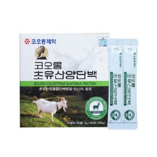 세종바이오팜 코오롱 초유산양단백 5g  60포, 1개