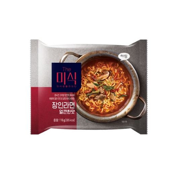 산업 하림 The 미식 장인라면 얼큰한맛