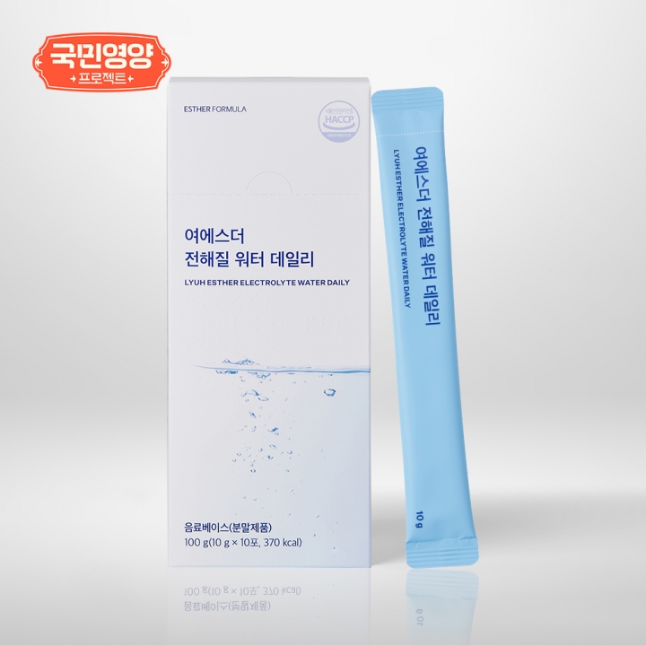 [국민영양] 여에스더 전해질 워터 데일리 6박스 60포