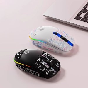 다얼유 LM129 3모드 유선 블루투스 2.4G 게이밍 마우스