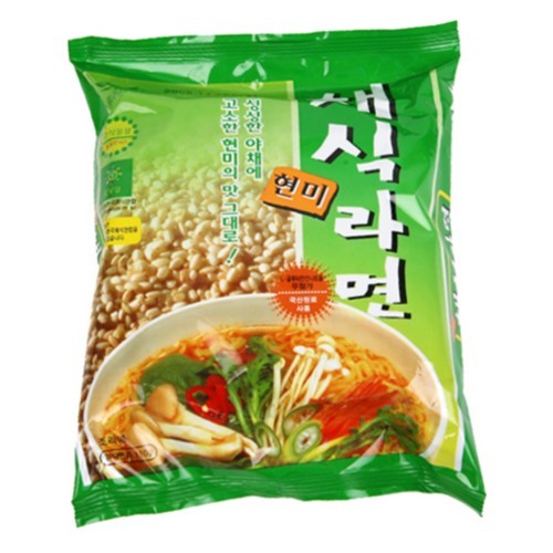새롬 현미 채식라면