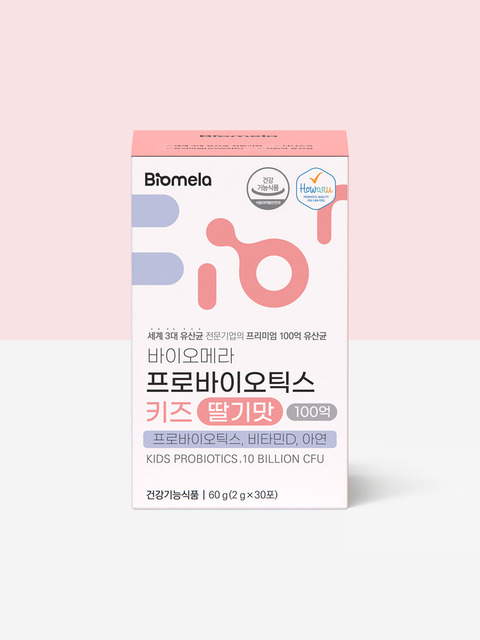 [바이오메라] <b>프로바이오틱스 키즈</b> 딸기맛 (30포)