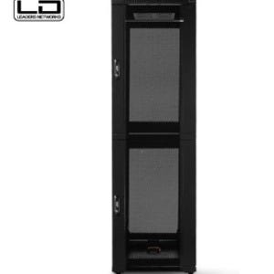 [엘디네트웍스] LD-2P1800ST 2단분리형 서버랙 1800(H) x 600(W) x 1000(D) 36U 블랙[착불배송]