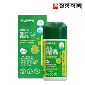 일양약품 (현대Hmall)프라임 <b>멀티</b>비타민<b>미네랄</b> 구미 60구미 1박스