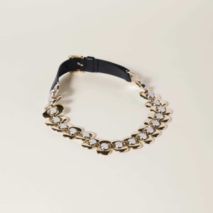 미우미우 가죽 메탈 벨트 Leather and metal belt 5CC680 2IB7 F0002 5CC6802IB7F0002