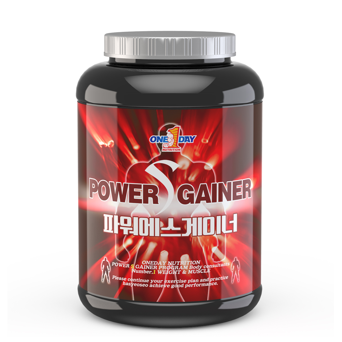 케이에이치캠프 원데이뉴트리션 파워에스 게이너  2kg, 1개