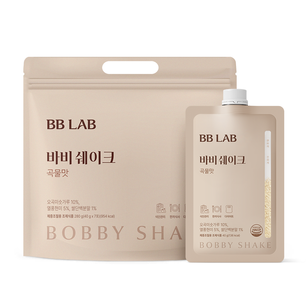 네이처텍 비비랩 바비쉐이크 곡물맛 40g, 7포, 2개