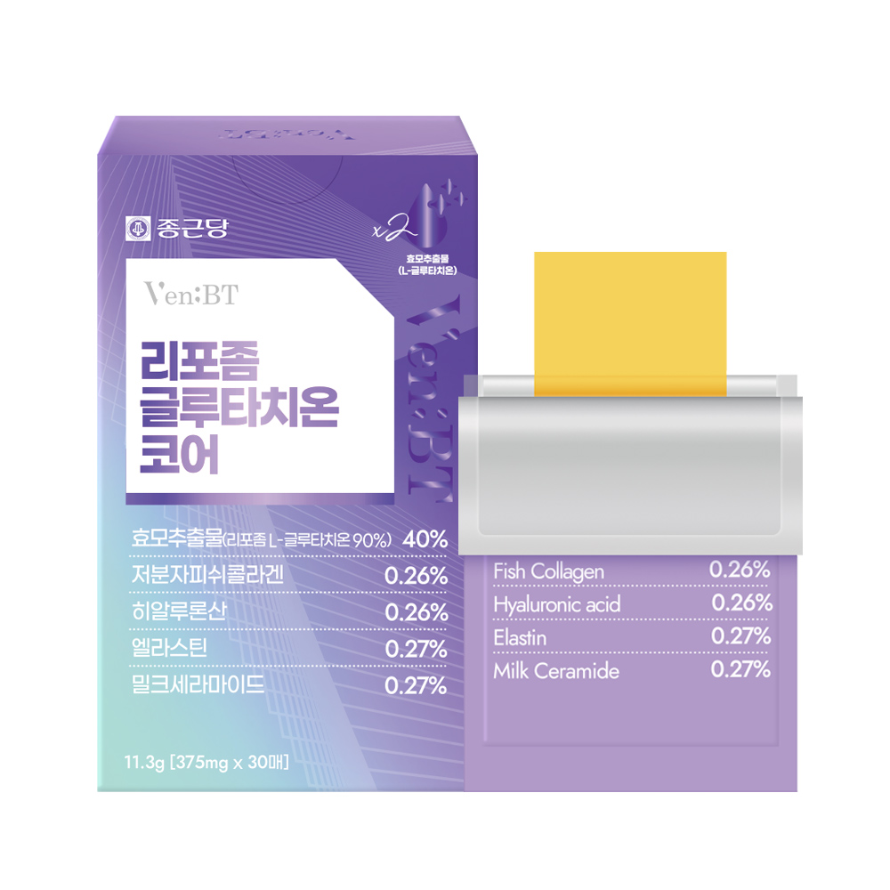 종근당 리포좀 <b>글루타치온</b> 코어 375mg x 30매, 4개