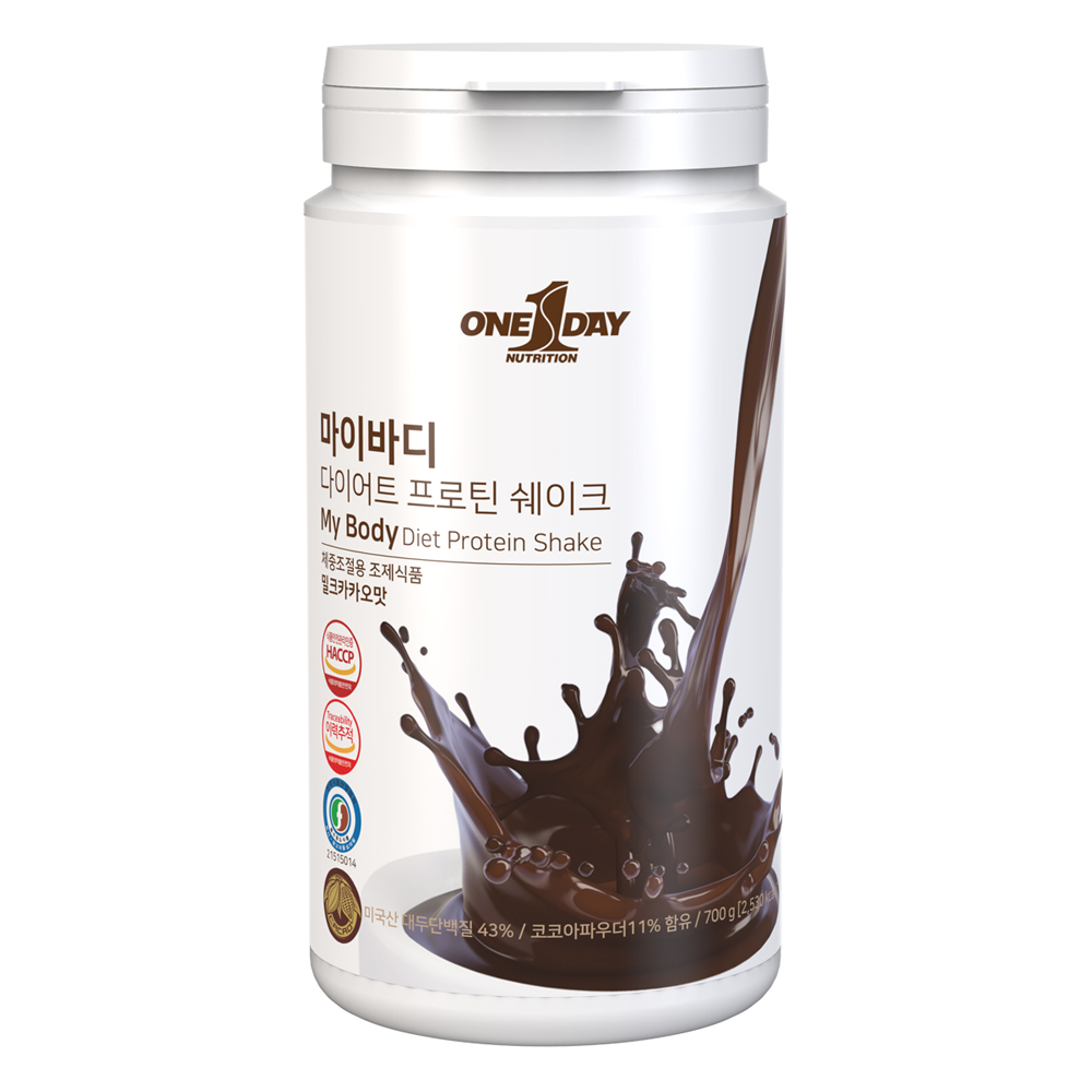 케이에이치캠프 원데이뉴트리션 마이바디 다이어트 프로틴 쉐이크 밀크<b>카카오맛</b> , 700g, 1개