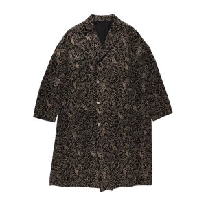 설밤 블랙 앤티크 데님 오버 코트 MV-C02-300