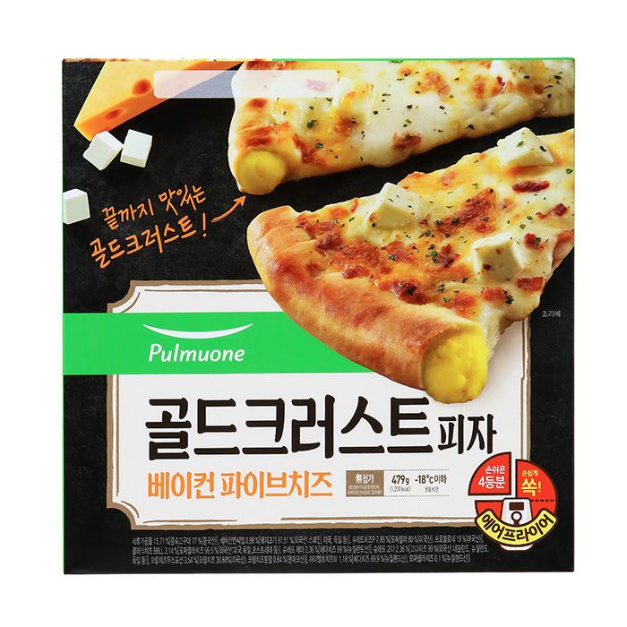 골드크러스트 피자 베이컨 파이브 치즈