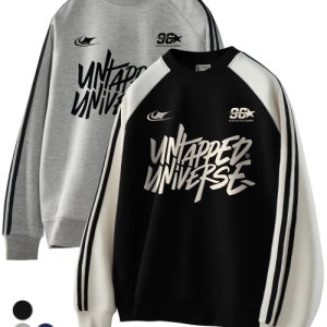 [언탭트 스튜디오] 96 유니버스 트랙 스포티 오버핏 맨투맨 3Color ZUN053