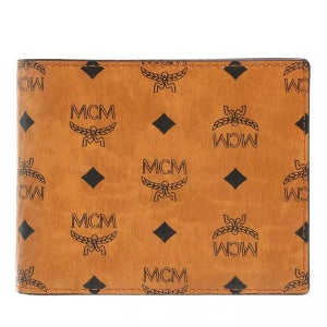 MCM 아렌 비세토스 스몰 지갑 코냑 여성 A0218052