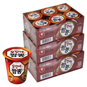 농심 농심 오징어짬뽕 소컵 67g X 18개