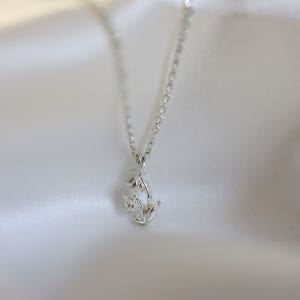 [SILVER]스노우드롭실버목걸이(1月탄생화), 스리엘라(Sriella)