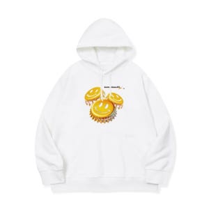 베러댄88 bth55 오늘도 내일도 따고 웃는다 그래픽 후드티 | 화이트 BTH55-white