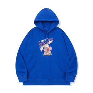 베러댄88 bth56 산토끼 토끼야 어디로 가느냐 그래픽 후드티 | 블루 BTH56-blue