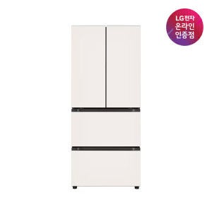 LG전자 LG 디오스 오브제컬렉션 김치톡톡 Z408MEEF23 김치냉장고 스탠드형 베이지 402L