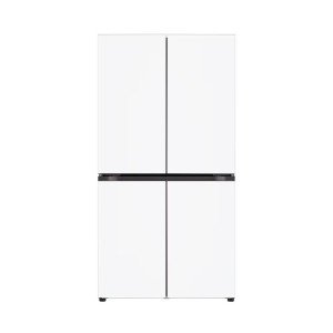 LG전자 LG전자 디오스 4도어 870L 크림 화이트 메탈 (T875MHH012)_엠에스