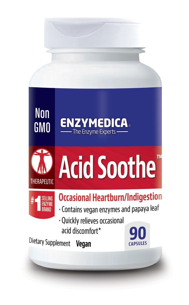 Enzymedica 3개X  엔자이메디카  애시드  수드  영양제  90캡슐