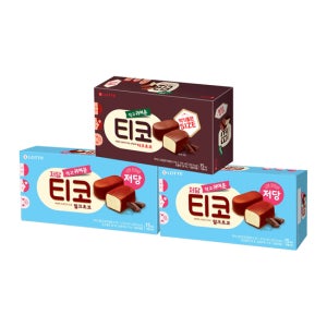 저당 티코 밀크초코X2개+티코 다크초코X1개