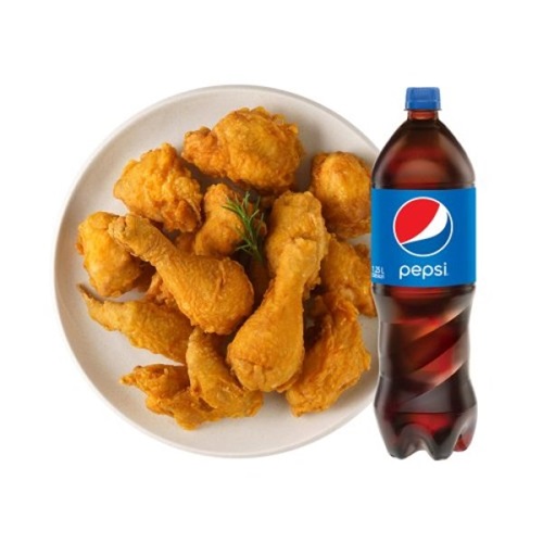 멕시카나치킨 후라이드+콜라1.25L (16,150원) (무료)