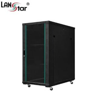 랜스타 LS-1200HS 서버랙 검정 22U 1200x1000x600 통신랙 국제규격 [착불배송]