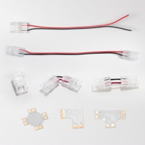 COB LED바 플렉시블 부자재 부속 커넥터 클립 고정 연장