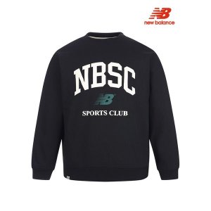 [뉴발란스]  NBSC SPORTS CLUB 맨투맨 블랙
