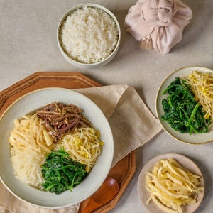 😁두유노우 비빔밥❓간편하게 비빔밥 뚝딱 수제 모듬나물, 집밥연구소 국엔 반찬