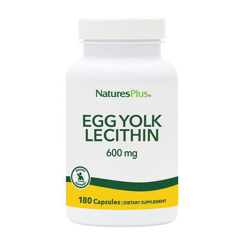 네이처스플러스 난황 레시틴 600 mg 포스파티딜콜린 180 캡슐 면역력 간 건강 지원 EGGYOLK