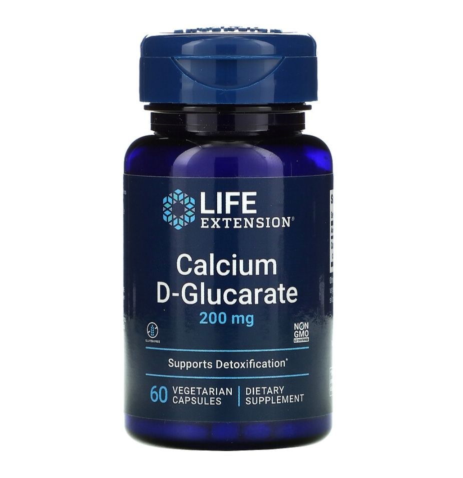 라이프익스텐션 칼슘 D 글루카레이트 200mg 60 베지캡슐