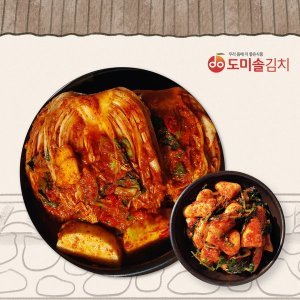 도미솔 도미솔 사랑채포기김치3kg+총각김치2kg