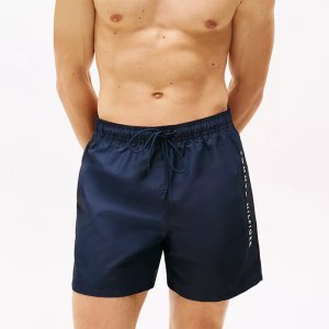 타미 남성 7인치 타미 로고 수영 팬츠 Navy