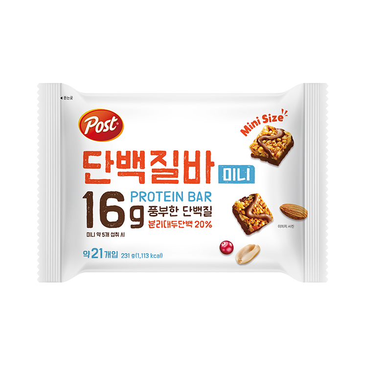 에스앤푸드 포스트 단백질바 미니