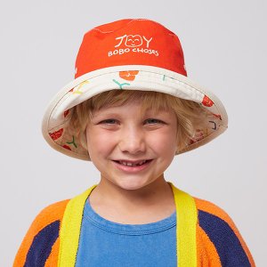BOBO CHOSES SS25 2차[보보쇼즈]조이풀 리버서블 버킷햇-BB25KSHATI016991