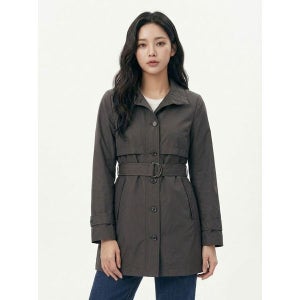 [올리비아하슬러]  카키 스트랩 포인트 클래식 코트 OHCSCT102