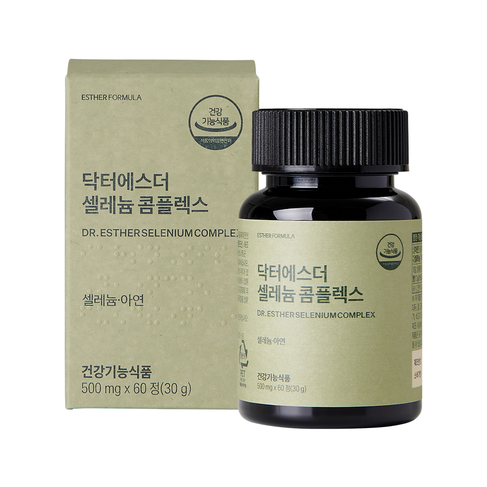 에스더포뮬러 <b>셀레늄</b> 콤플렉스 500mg x 60정, 1개