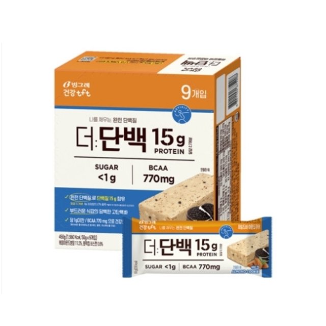 삼아인터내셔날 더단백 마일드바 아몬드쿠키
