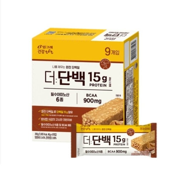 삼아인터내셔날 더단백 크런치바 피넛버터