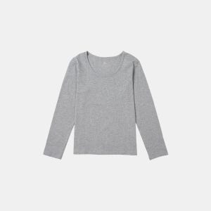 SITP5189 에센셜 U넥 긴팔 티셔츠_Sest passee(쎄빠쎄)_Melange gray