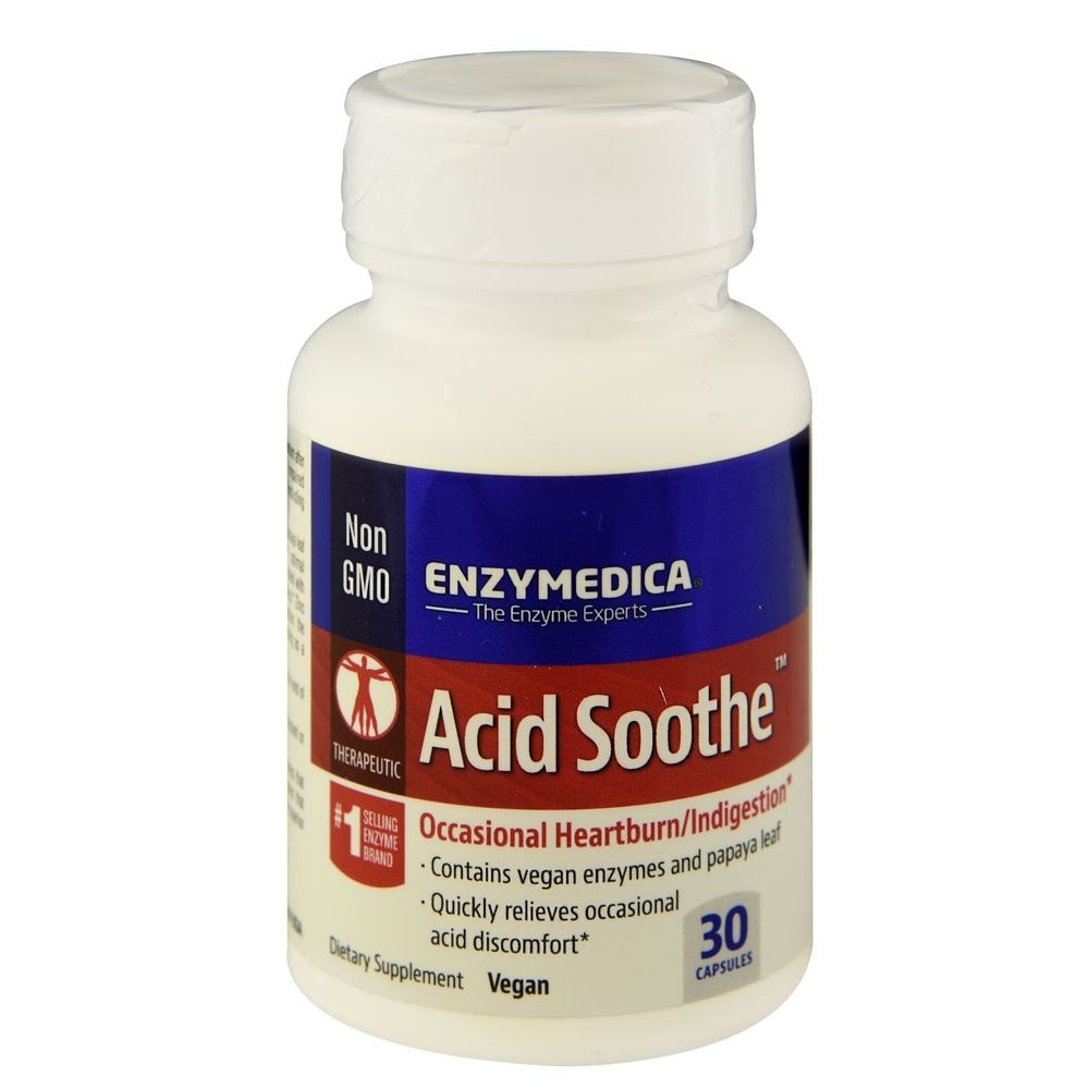 Enzymedica 5개X  엔자이메디카  애시드  수드  영양제  30캡슐