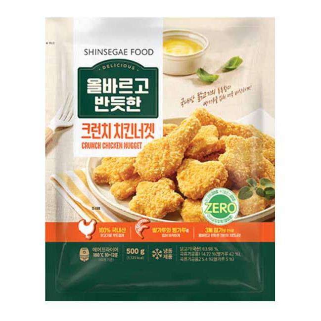 올바르고반듯한 크런치 치킨너겟