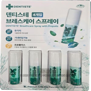 덴티스테 브레스케어 스프레이 15ml x 4