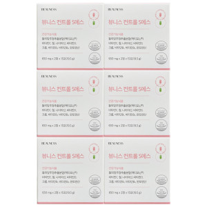 <b>뷰니스</b> <b>뷰니스</b> 컨트롤S 650mg x 30정 6개 / 써클