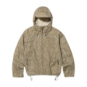 페치 립스탑 집업 후디드 자켓 레인드롭 카모 FC25S107BE
