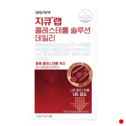 일동 지큐랩 콜레스테롤 솔루션 데일리 추천 30캡슐