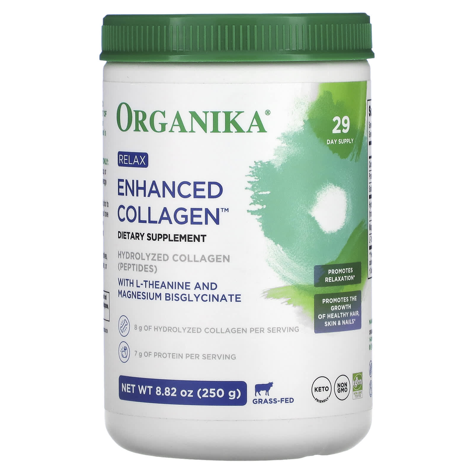 <b>Organika</b> Enhanced Collagen <b>긴장</b> 완화 250g(8.82oz)  OrganikaEnhancedCollagen<b>긴장</b>완화25  250g  1개