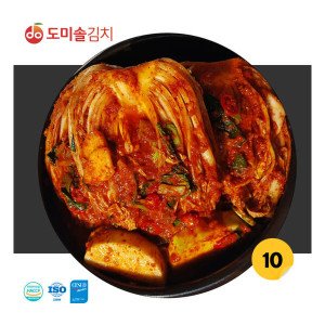 도미솔김치 도미솔 포기김치 10kg