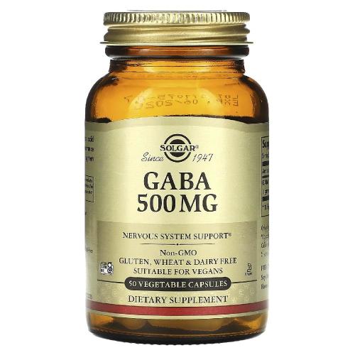 GABA 500mg 50베지캡슐 솔가